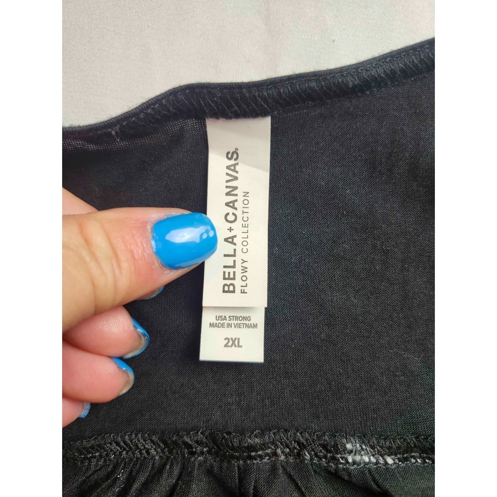 Lake Babe Tank Top Womens Size‎ 2XL Black Summer Festival Chic Athleisure Sporty - Picture 4 of 6